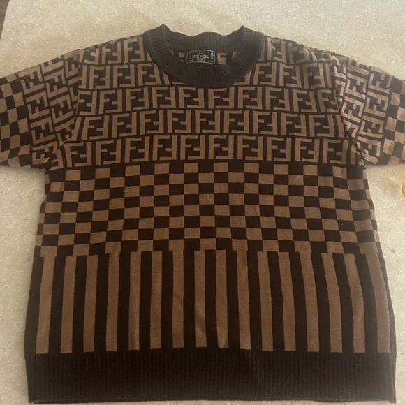 Fendi Women’s vintage brown wool sweater - Picture 2 of 6